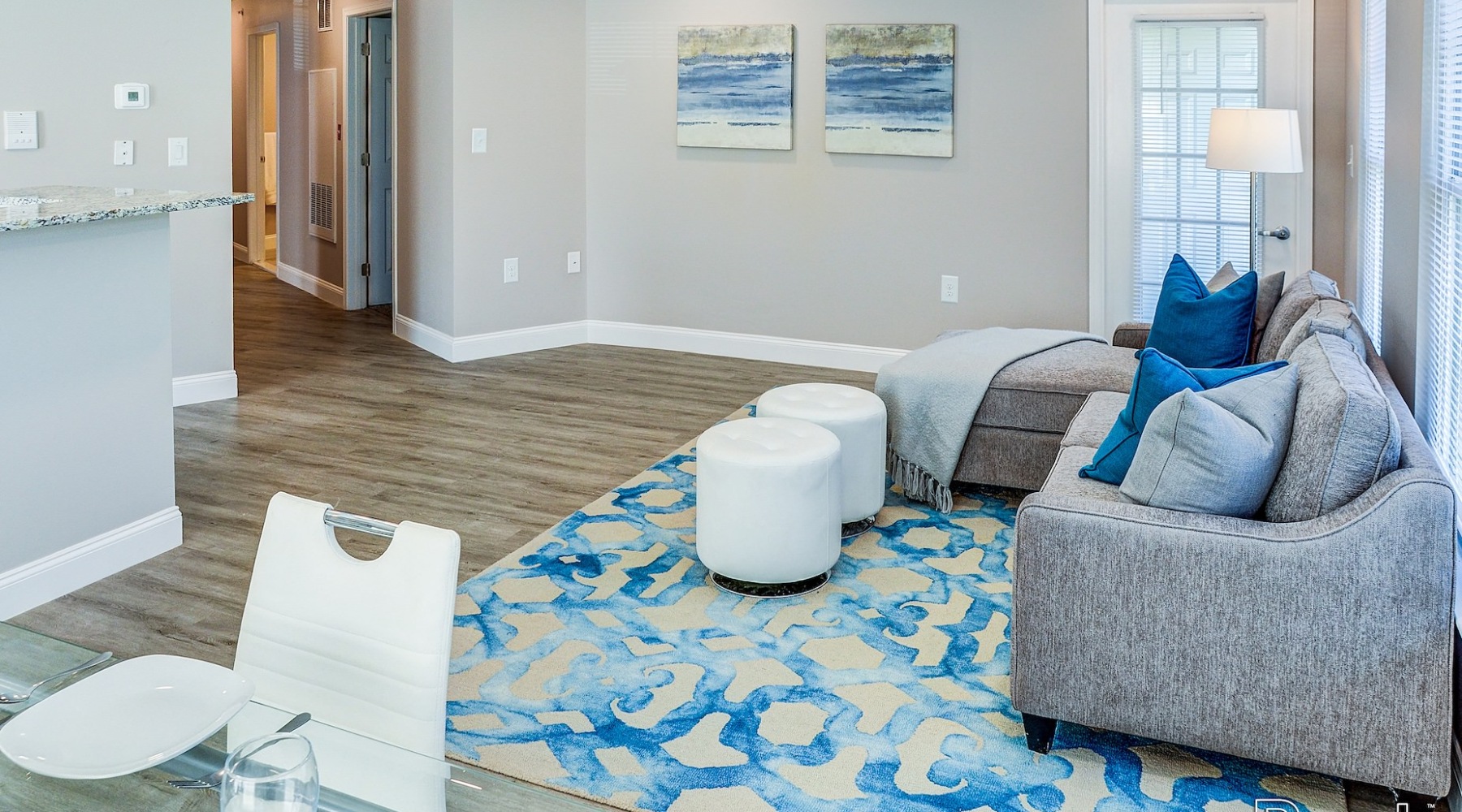 Living Room at Liberty Park in Allentown, PA Living Room at Liberty Park in Allentown, PA